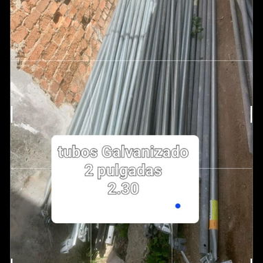 ❎❎Tubos galvanizado de 2 pulgadas de cara gorda maxima calidad - 3/5