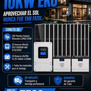 🌞 KIT SOLAR EKO 10KW 🌞 DE INVERSOR - 10KWH BATERIA - 6 PENELES BIFACIALES 650W. 📲 54833699 - Img 55667532
