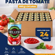 Caja de latas de Pasta de Tomate 400gc/u( 24 latas) - Img 57778409