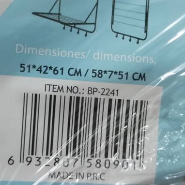 🔖Tendedero Plegable para colgar detrás de la puerta - Img 122471895