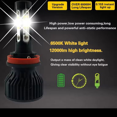 Pareja de bombillos LED H4 4 caras. Nuevo a estrenar por usted. - Img 121733357