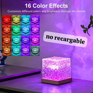 Lámpara cubo LED de colores 🟦🌈no recargable - Img 57041366