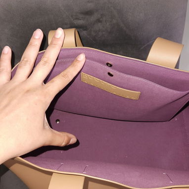 Vendo bolso nuevo original marca Adolfo Dominguez, de piel - Img 120046853