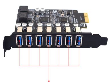 TISHRIC-multiplicador PCI Express USB 3.2 Gen1 - Img 67662141