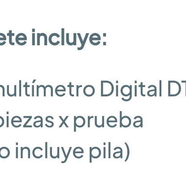 Multímetro Digital Portátil DT-830B 🌐 Colores 🖤💛 - 8/8
