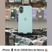 iPhone 16 📲 128GB libre de fábrica 🏭. Bat 91% - Img 55807603