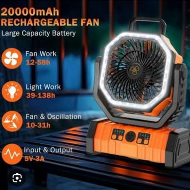 Ventilador recargable f6 - Img 125872846
