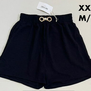 Shorts de tela de mujer - Img 106416301