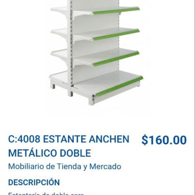 Estantes metálicos simples y dobles para su negocio - Img 120375191