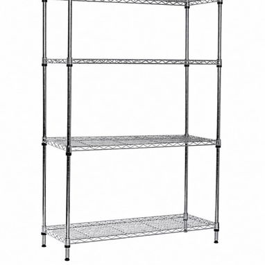 ~MUEBLES..ESTANTE de rejilla metálica con 4 divisiones - 2/2
