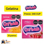 Gelatina , sabores naranja y fresa de 35 gramos - Img 55846711