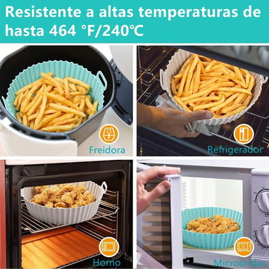 🌀 Molde de Silicona para Freidora de Aire 12L | Reutilizable, Antiadherente y Resistente al Calor ♨️🍟  5.887.23.60 - Img 104322366