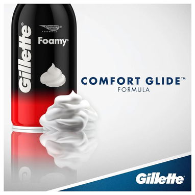 CREMA DE AFEITAR GILLETTE FOAMY (11OZ) - 4/4