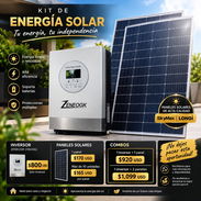 Combo de inversor + paneles solares ( buen precio ) - Img 58215698