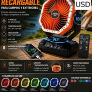 Ventiladores recargables Camping Fan americanos de 20000 mah - Img 55973837