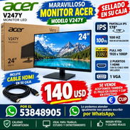 MAGNÍFICO MONITOR ACER MODELO V247Y DE 24 " SELLADO EN SU CAJA - Img 58038527