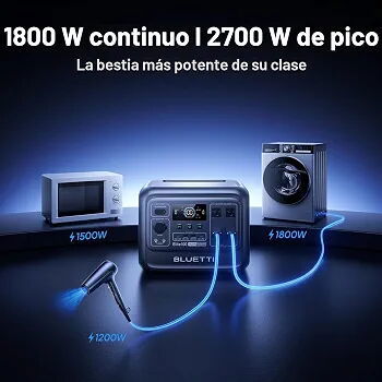 Bluetti élite 100 V2 1024w, estación de energía, planta eléctrica - 3/5