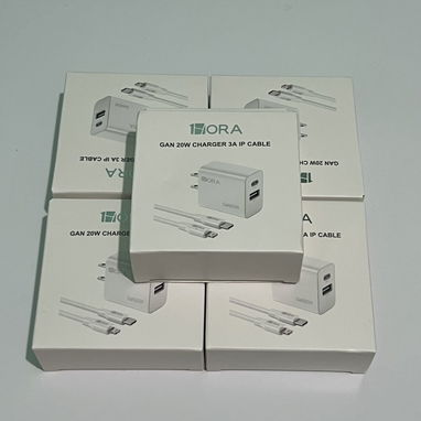 Combo Cargador 20W GAR163 Tipo C- Lightning + Cable Extra Tipo USB-C de 6A馃攱 - Img 122893236