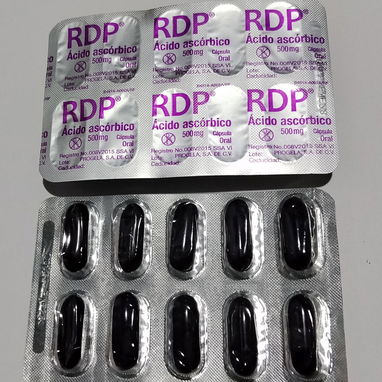 Vitamina C - 500mg - 10 tabletas – $2 x blister - Img 124409265