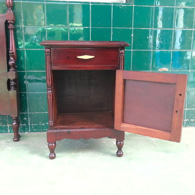 ⚜️ Cama personal con mesita restaurado • Entrega incluida 🚛 - Img 119677072