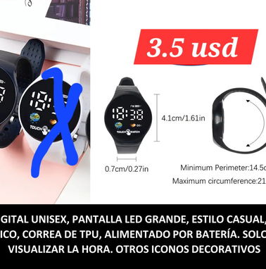 Relojes electrónicos y de cuarzo para adultos y niños - Img 90242924