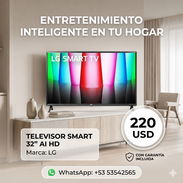 SMART TV LG 32" MODELO: 32LQ570BPSA. Factura + Garantía. - Img 56228060