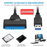 Adaptador cable sata a usb 2.0 para discos de laptop 2.5pulgadas - Img 46650411