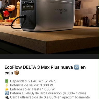 ⚡ ElectroHogar: Estaciones EcoFlow, Generadores Sigma Dual Fuel, Paneles, Cable Solar y Alarma | Nuevos ⚡ - 6/10