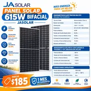🚧 ☀️🔋 PANEL SOLAR 615W BIFACIAL JA SOLAR [VOC 48.3] [ISC 16.1] 🔋☀️ 🚧 - Img 57971620