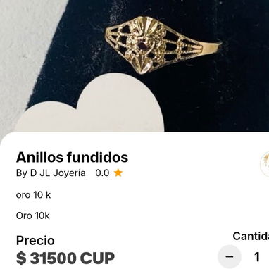 ANILLOS DE ORO 10K (100% ORIGINALES) - Img 126087457