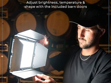 Kit de iluminación profesional nuevo sin usar, Lume Cube Studio de led, 1800 lúmenes de luz con 2100 lux a 0,5 metros Te - Img main-image-45610284