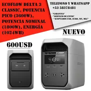 EcoFlow DELTA 3 Classic, Potencia Pico (3600W), Potencia Nominal (1800W), Energía (1024Wh) "Nuevo Sellado" - Img 57389882