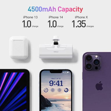 iWALK LinkPod 4 Power Bank Port. 4,500mAh para iPhone - 3/4