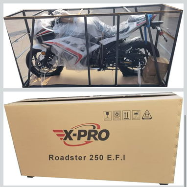 Moto x-pro 250cc nueva en su caja en Cuba tiene sus papeles de entrada aún sin chapa (porque no hay ) - Img 120426115