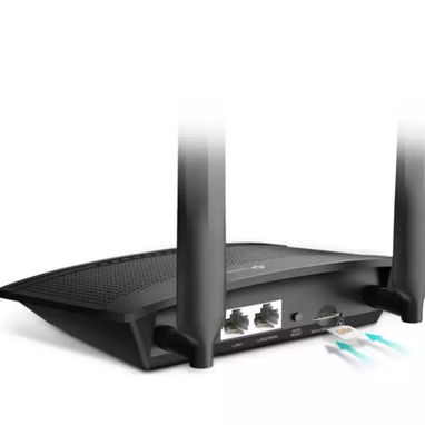 Router 4G LTE TP-Link TL-MR100//Recibe y distribuye internet, cableado o a través de una SIM/Antenas desmontables//Nuevo - Img 99637971