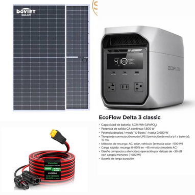 💡🔌⚡️PANELES SOLARES Y COMBOS DE PANEL CON ECOFLOW Y CABLE FOTOVOLTAICO 🔌💡 - 5/7
