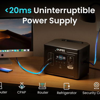 ⚡3600WP-1500WN⚡ ESTACIÓN DE ENERGÍA PORTATIL OUPES 1488WH - 1500W NOMINAL. FACTURA Y GARANTÍA. 54833699 - Img 114784845