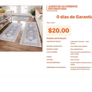 Ahorro y utilidad tiene este Juego de alfombras decorativas pro hoy VPT#-0154 - Img 55445301