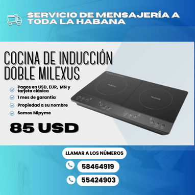 👩🍳 COCINA DE INDUCCIÓN MILEXUS 🔴 DOBLE 💲85 USD 🔴 SENCILLA 💲35 USD 🔴 COCINA + OLLA DE PRESIÓN - Img 112720281
