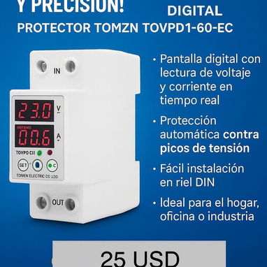 Protector de Voltaje 110 v y 220 v - Img 99931793