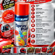 PINTURA EN SPRAY ROJO NARANJA (Orange Red #6), ENTREGA DE FACTURA. VARIEDAD DE PRODUCTOS NUEVOS EN SU EMPAQUE - Img 57412520