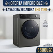 LAVADORA SECADORA al vapor EKO 11KG : 500 USD - Img 55099656