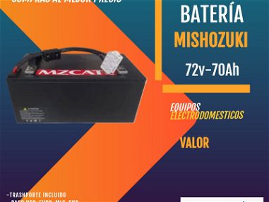 Batería mishozuki 72v/70ah - Img 69577833