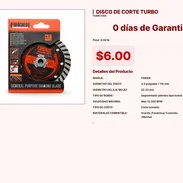 Disco de corte turbo para usuarios que buscan economía y alto giro VPT#-0112 - Img 55435107