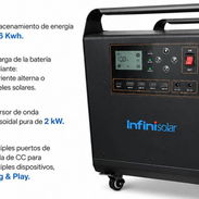Estación de energía portátil Infinisolar 2000W / Batería 2560wh (Todo en uno) - Img 56250720