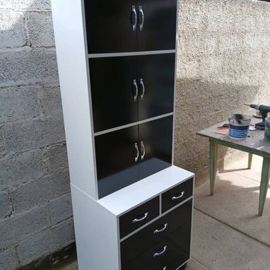 Estantes, gaveteros, multimueble de melamina - 3/10