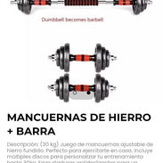 Se venden maletas de mancuernas nuevas en caja a muy buen precio no duden en llamar - Img 57006105