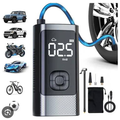 Compresor portátil _ bomba para inflar autos , motos , bicicleta, pelotas. 40 USD - 2/2