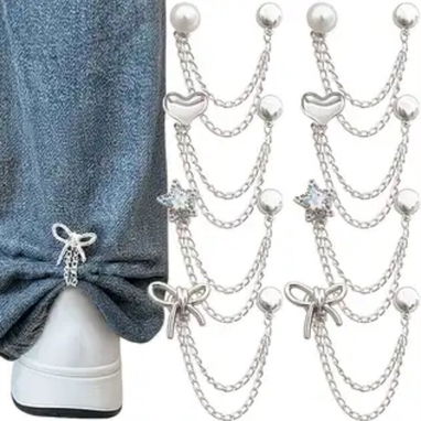 Cadenas con clips para sujetar dobladillos de pantalones y blusas, mangas de camisas. - Img 125978739