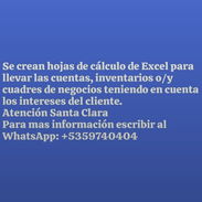 Se Crean Hojas de Excel para el negocio que se necesite - Img 58229306